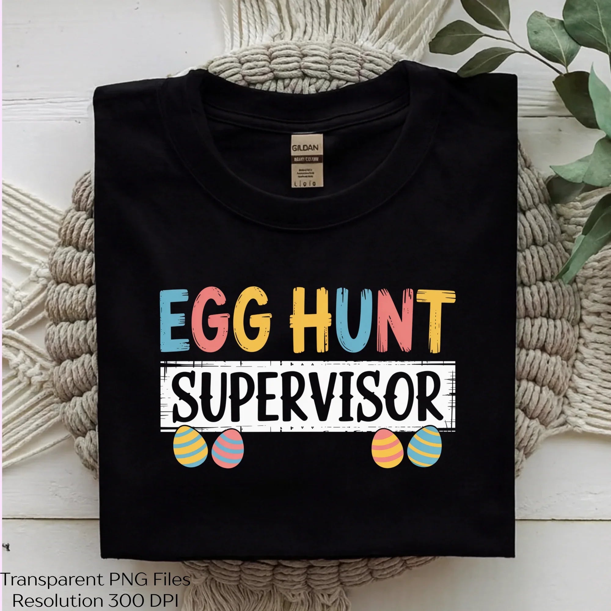 Egg Hunt Supervisor Funny Easter Clipart Bundle - CraftNest - Digital Crafting and Art