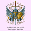 Armor of God Shirt Clipart Bundle