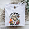 Hand In There It Gets Worse Shirt Clipart Bundle
