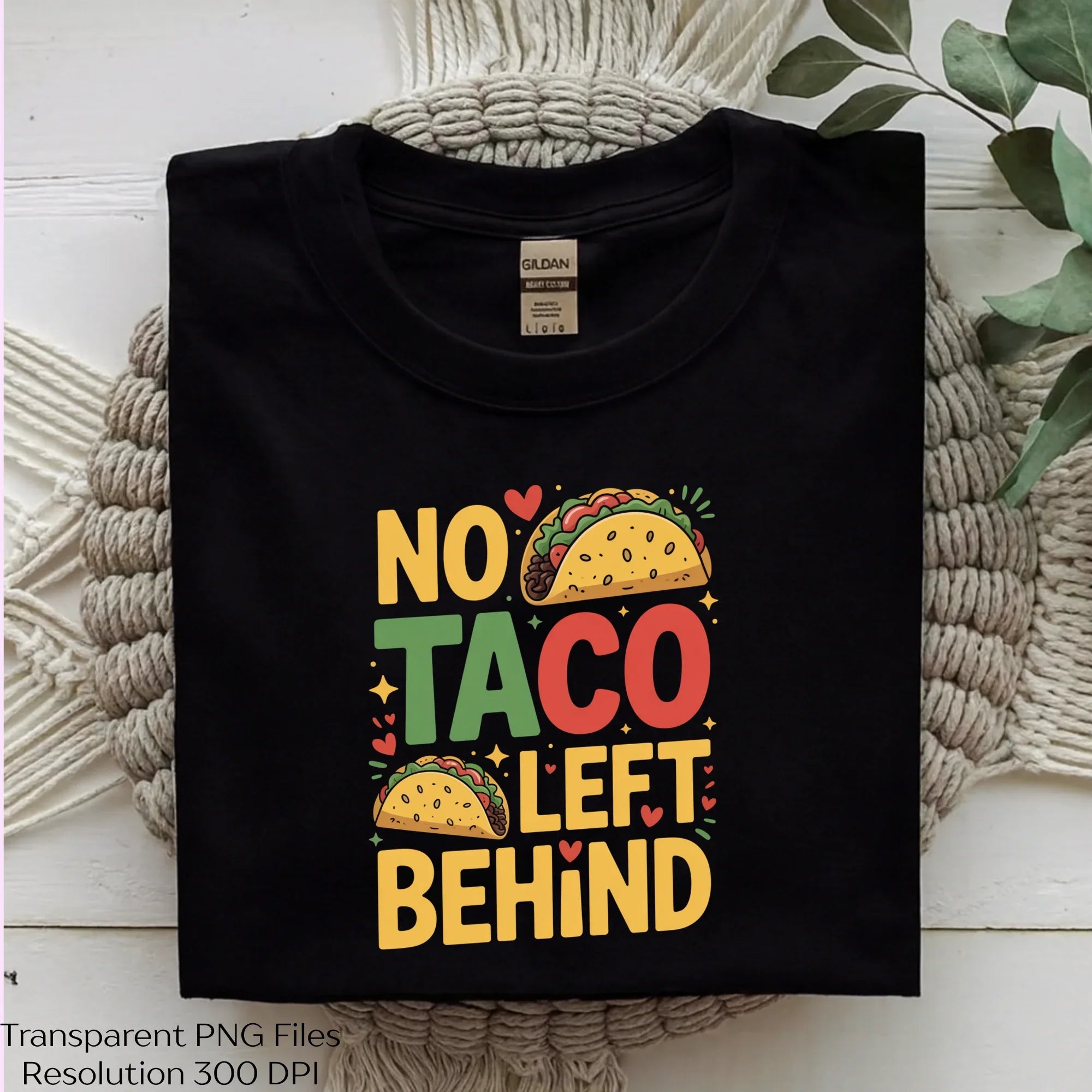 No Taco Left Behind Funny Clipart Bundle - CraftNest - Digital Crafting and Art