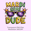 Mardi Gras Dude Louisiana Carnival Clipart Bundle