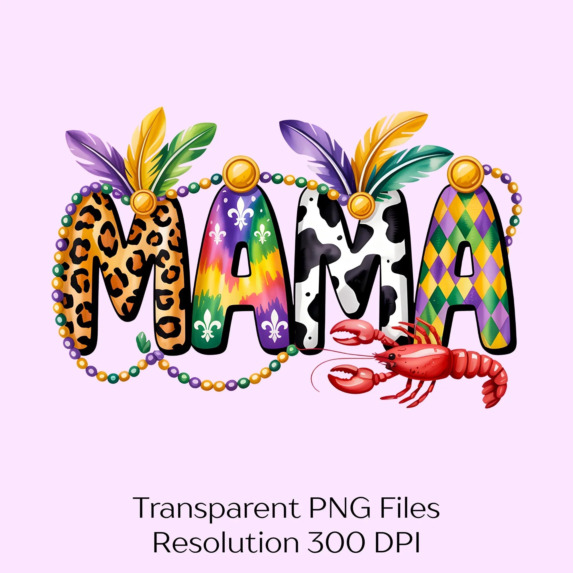 Mama Mardi Gras Clipart Bundle - CraftNest - Digital Crafting and Art