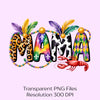 Mama Mardi Gras Clipart Bundle