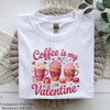 Coffee Is My Valentine Heart Cups Clipart Bundle