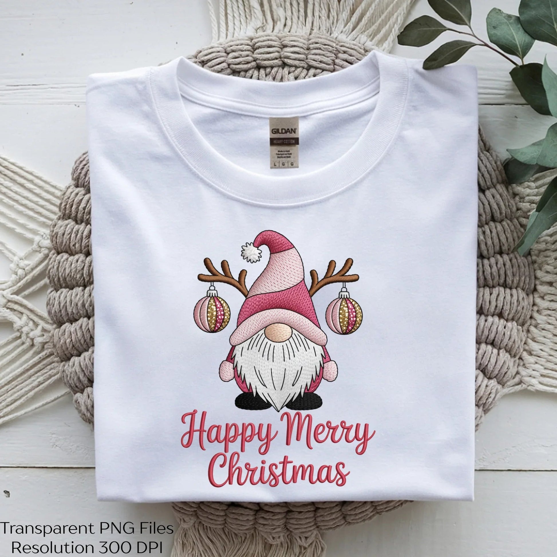 Festive Gnome Embroidery Christmas Clipart Bundle - CraftNest - Digital Crafting and Art