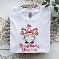 Festive Gnome Embroidery Christmas Clipart Bundle - CraftNest - Digital Crafting and Art