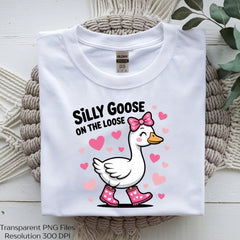 Cute Goose On The Loose Love Clipart Bundle - CraftNest - Digital Crafting and Art