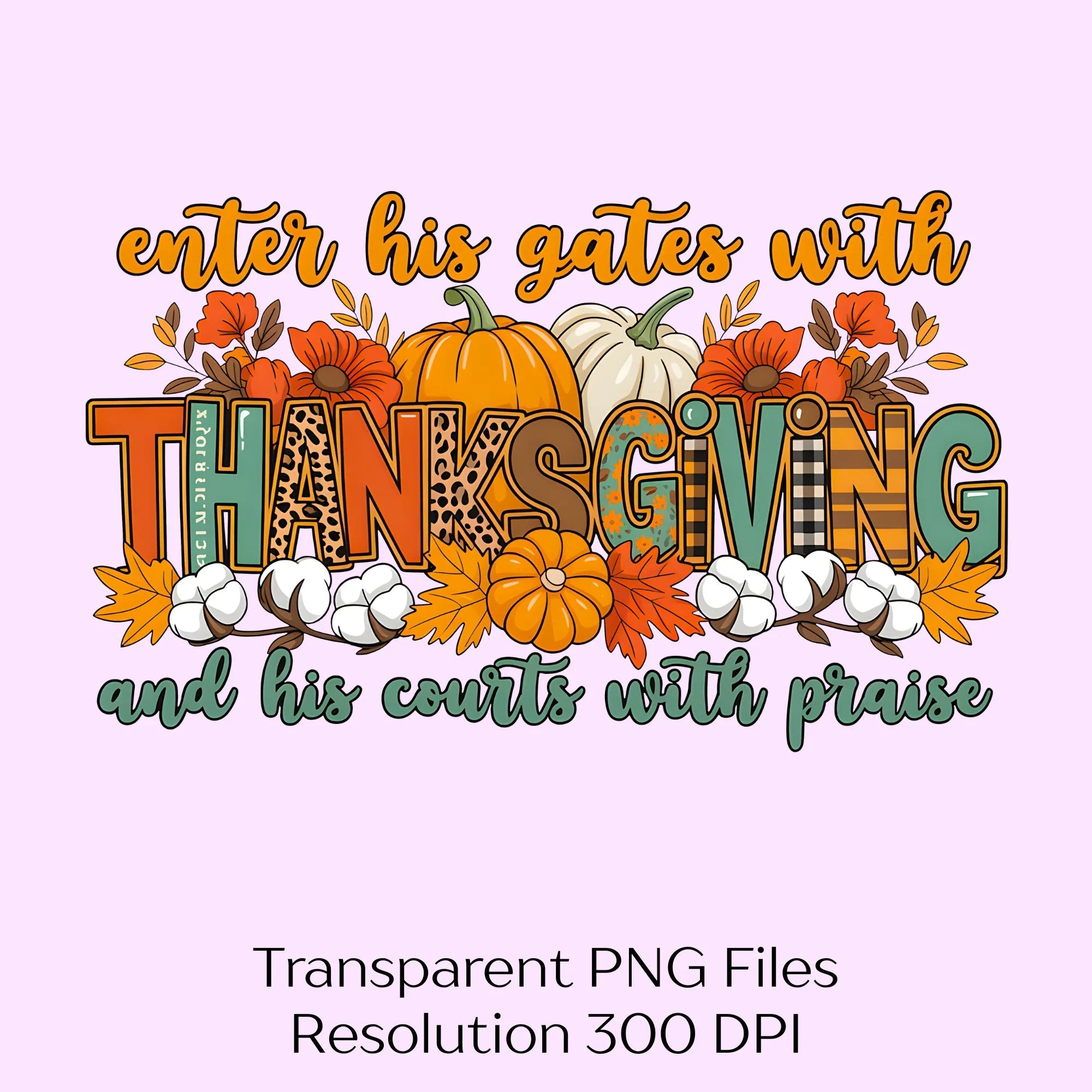 Enter His Gates With Thanksgiving Clipart Bundle - CraftNest - Digital Crafting and Art