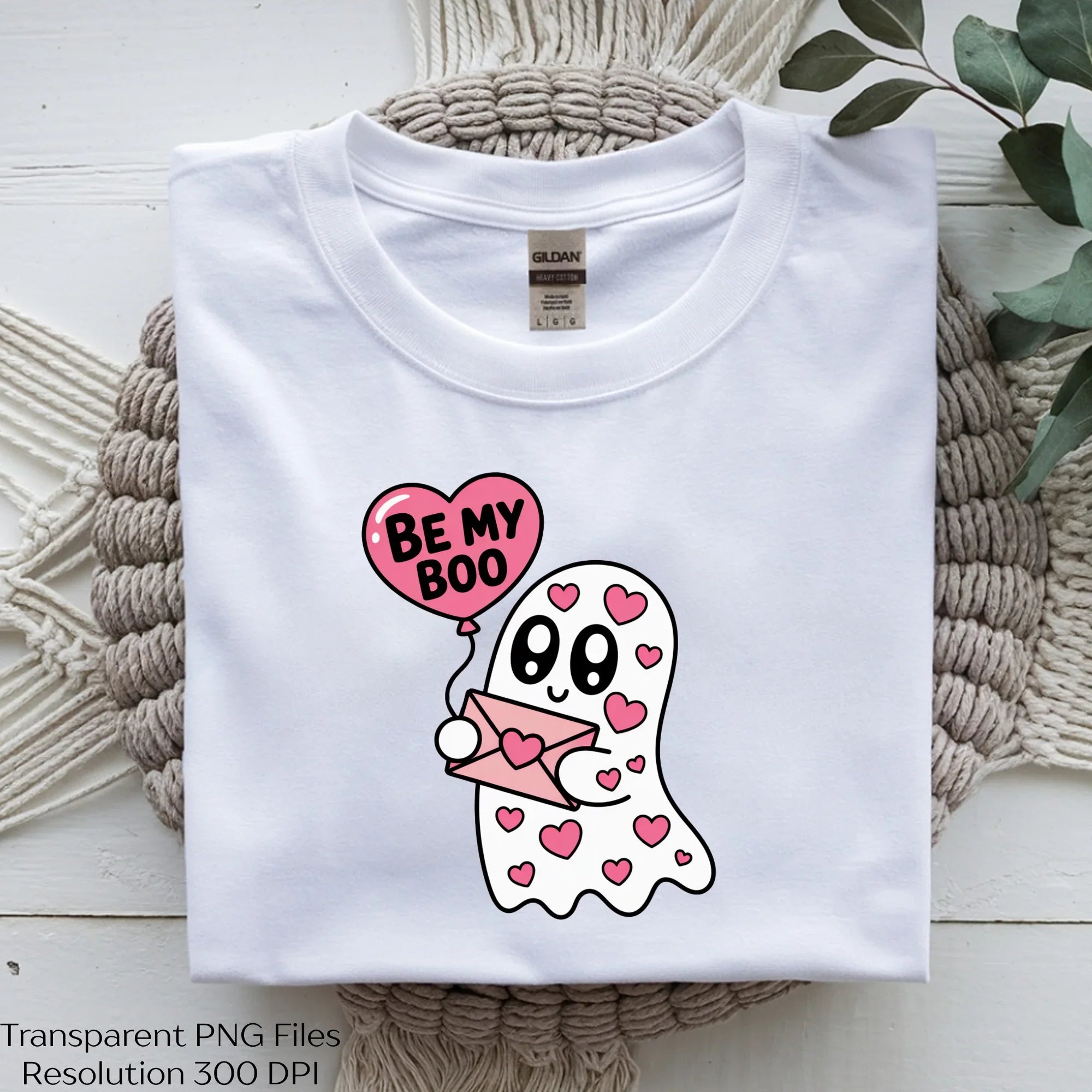 Valentine Ghost 'Be My Boo' Clipart Bundle - CraftNest - Digital Crafting and Art