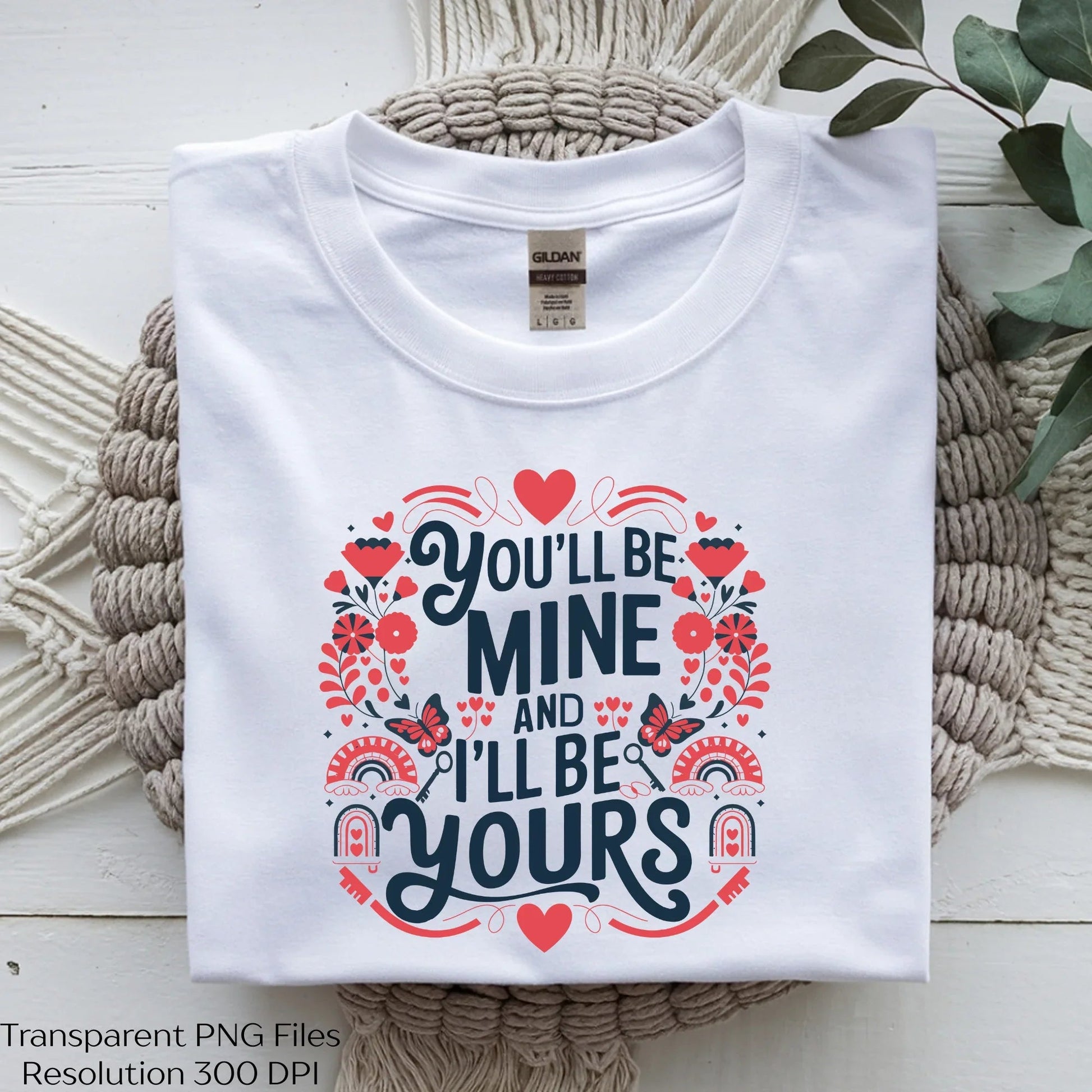 You'll Be Mine and Yours T-Shirt Clipart Bundle - CraftNest - Digital Crafting and Art
