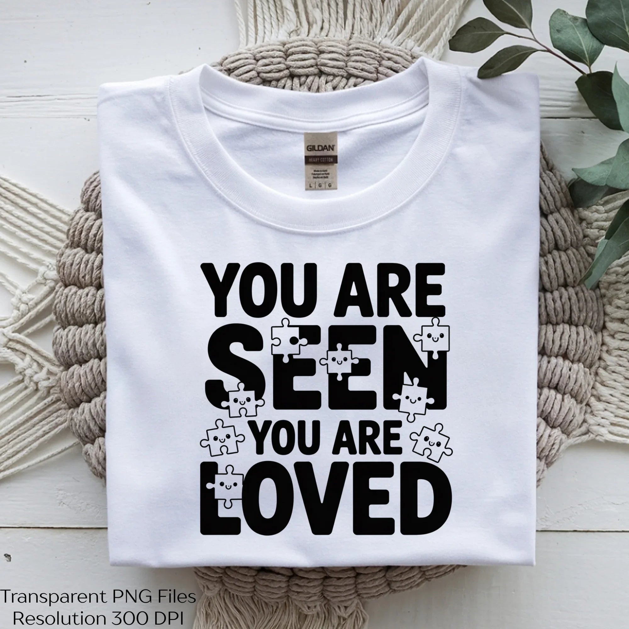 You Are Seen Loved Autism SVG Bundle - CraftNest - Digital Crafting and Art