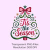 Coquette Christmas Clipart Bundle