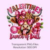 Valentine Bull Clipart Bundle