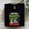 Funny Christmas SVG Bundle: On The Naughty List Clipart