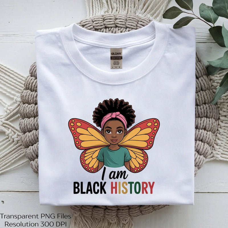Black History Girl Illustration Clipart Bundle - CraftNest - Digital Crafting and Art