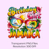 Birthday Girl Jamaica Clipart Bundle