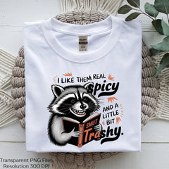 Spicy Trashy Raccoon Funny Smut Clipart Bundle - CraftNest - Digital Crafting and Art
