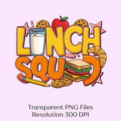 Lunch Squad Lady Clipart Bundle - CraftNest - Digital Crafting and Art