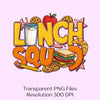 Lunch Squad Lady Clipart Bundle