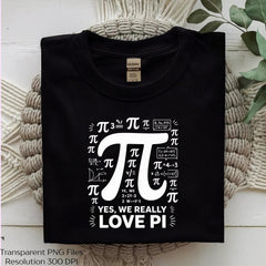 Yes We Really Love Pi Illustration Clipart Bundle - CraftNest - Digital Crafting and Art