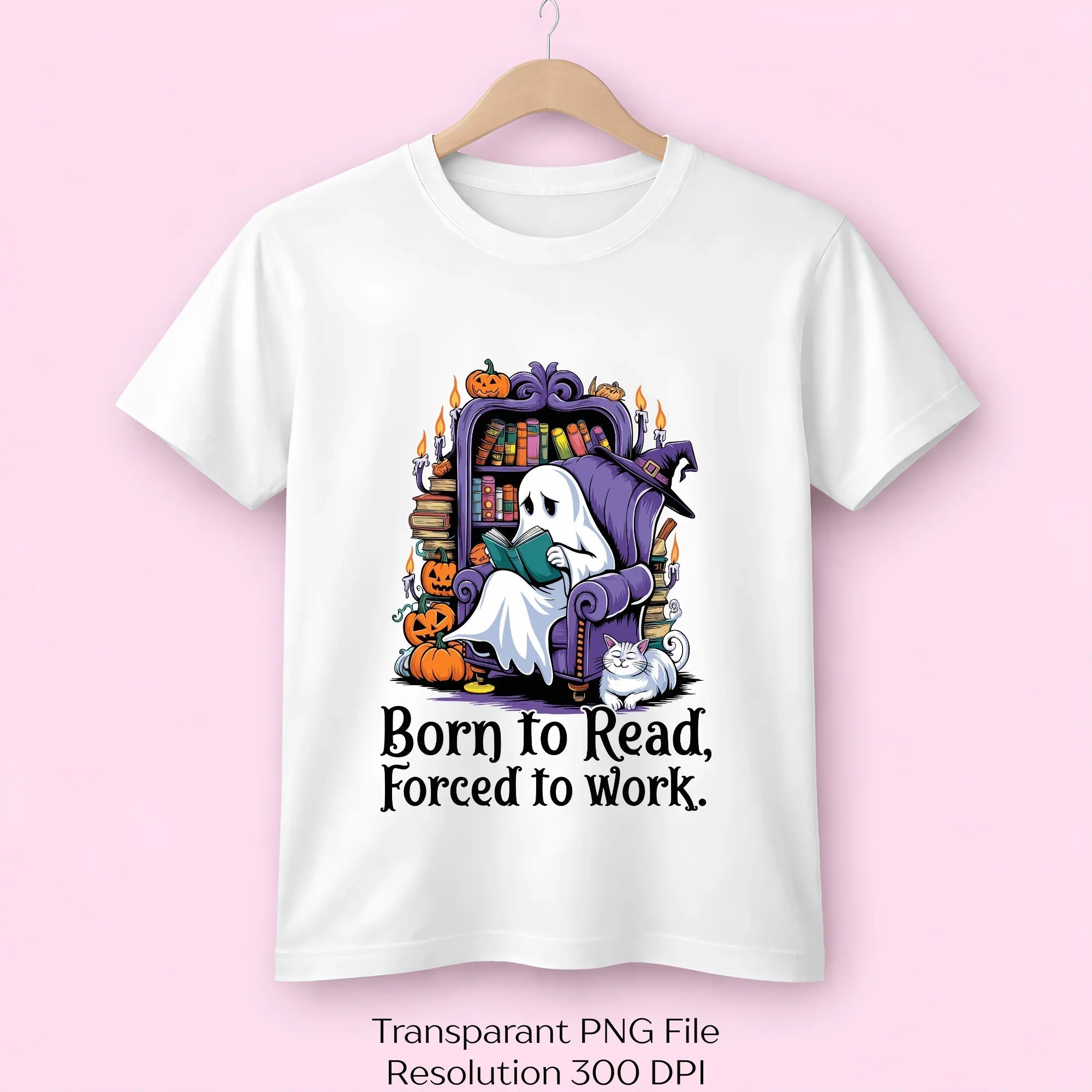 Born to Read Ghost Halloween Book Lover SVG Bundle - CraftNest - Digital Crafting and Art