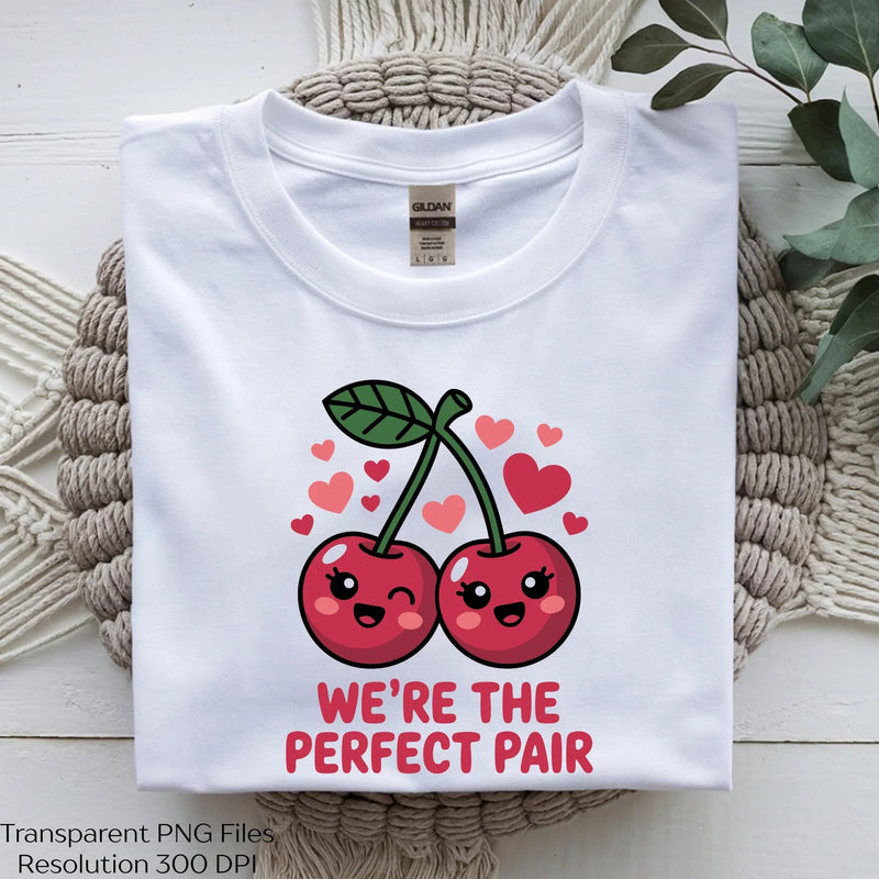 Cherry Food Pun Valentine's Day SVG Bundle - CraftNest - Digital Crafting and Art