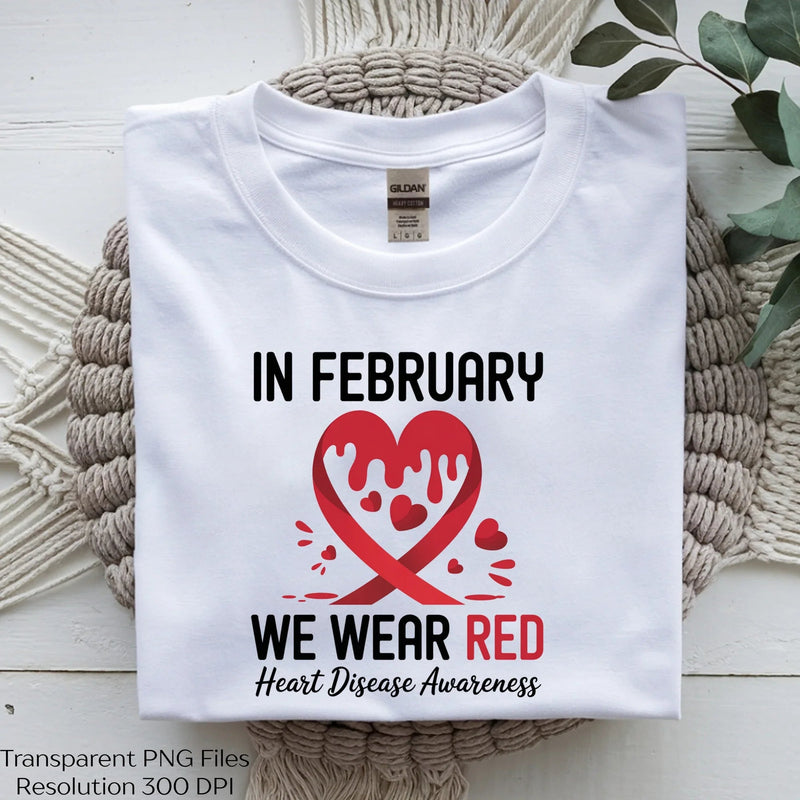 Red Heart Awareness Clipart Bundle - CraftNest - Digital Crafting and Art
