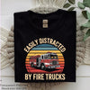 Easily Distracted Firefighter Truck Clipart Bundle