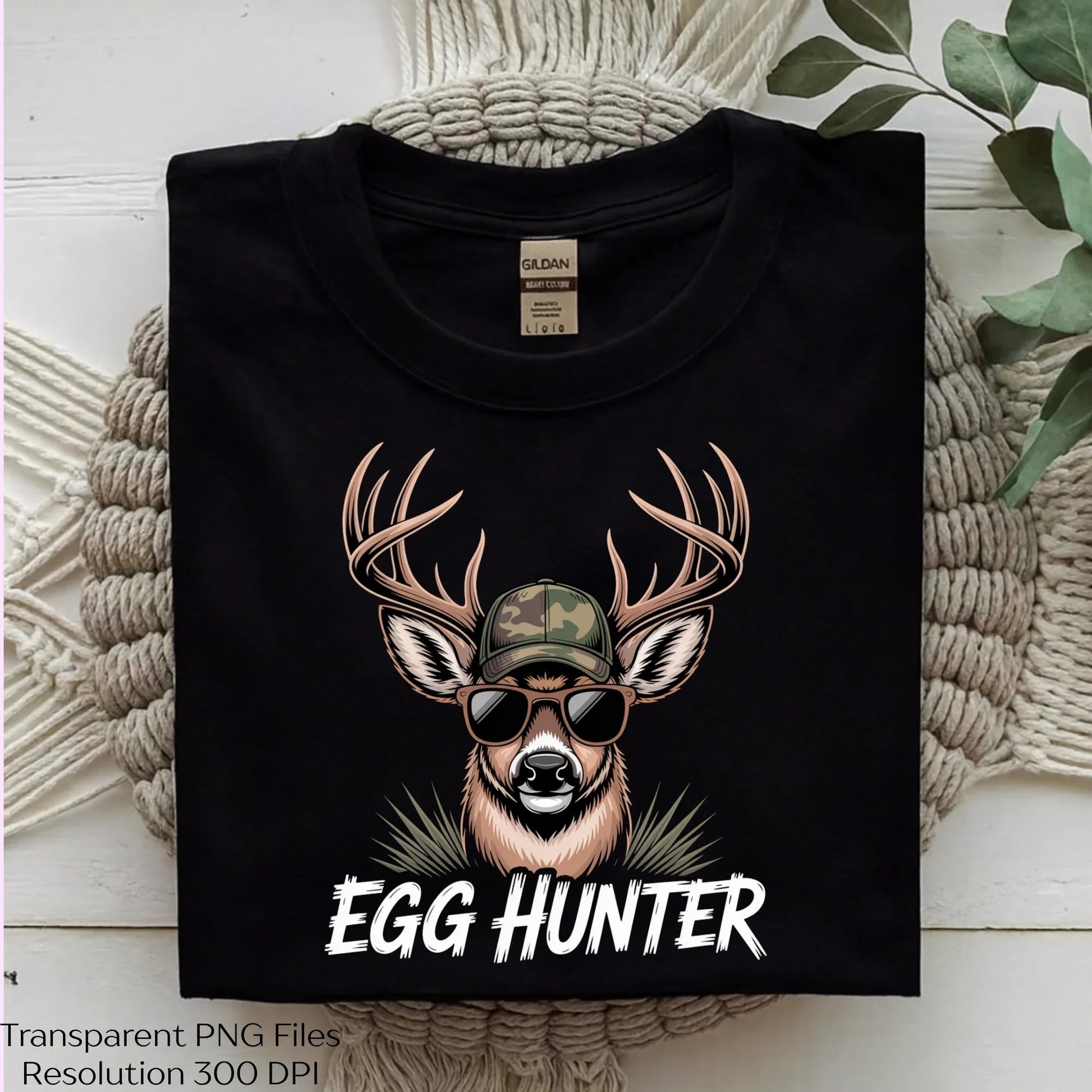 Easter Deer Hunting Egg Hunter Clipart Bundle - CraftNest - Digital Crafting and Art
