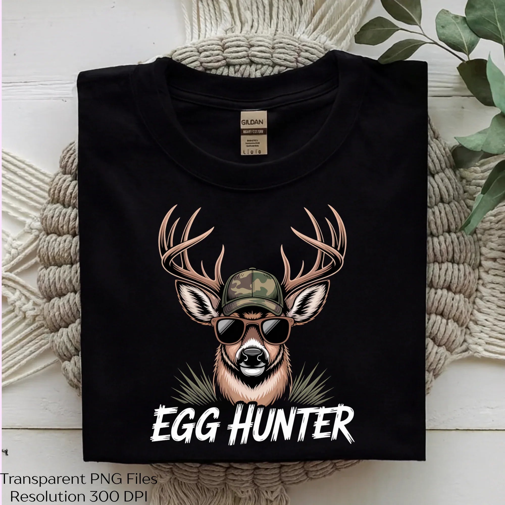 Easter Deer Hunting Egg Hunter Clipart Bundle - CraftNest - Digital Crafting and Art
