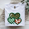 Shamrock Leopard Hearts Clipart Bundle