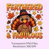 Feathered Fabulous Cute Turkey Clipart Bundle