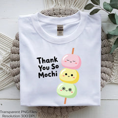Thank You So Mochi Kawaii Food Pun SVG Bundle - CraftNest - Digital Crafting and Art
