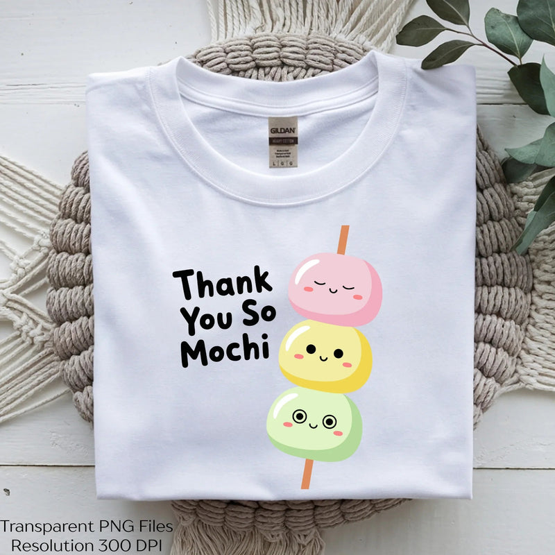 Thank You So Mochi Kawaii Food Pun SVG Bundle - CraftNest - Digital Crafting and Art