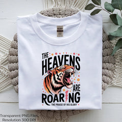 Roaring Heavens Tiger Clipart Bundle - CraftNest - Digital Crafting and Art