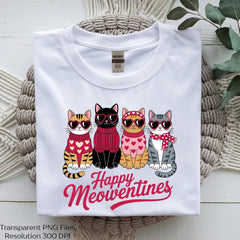 Happy Meowentines Valentine Cats Clipart Bundle - CraftNest - Digital Crafting and Art