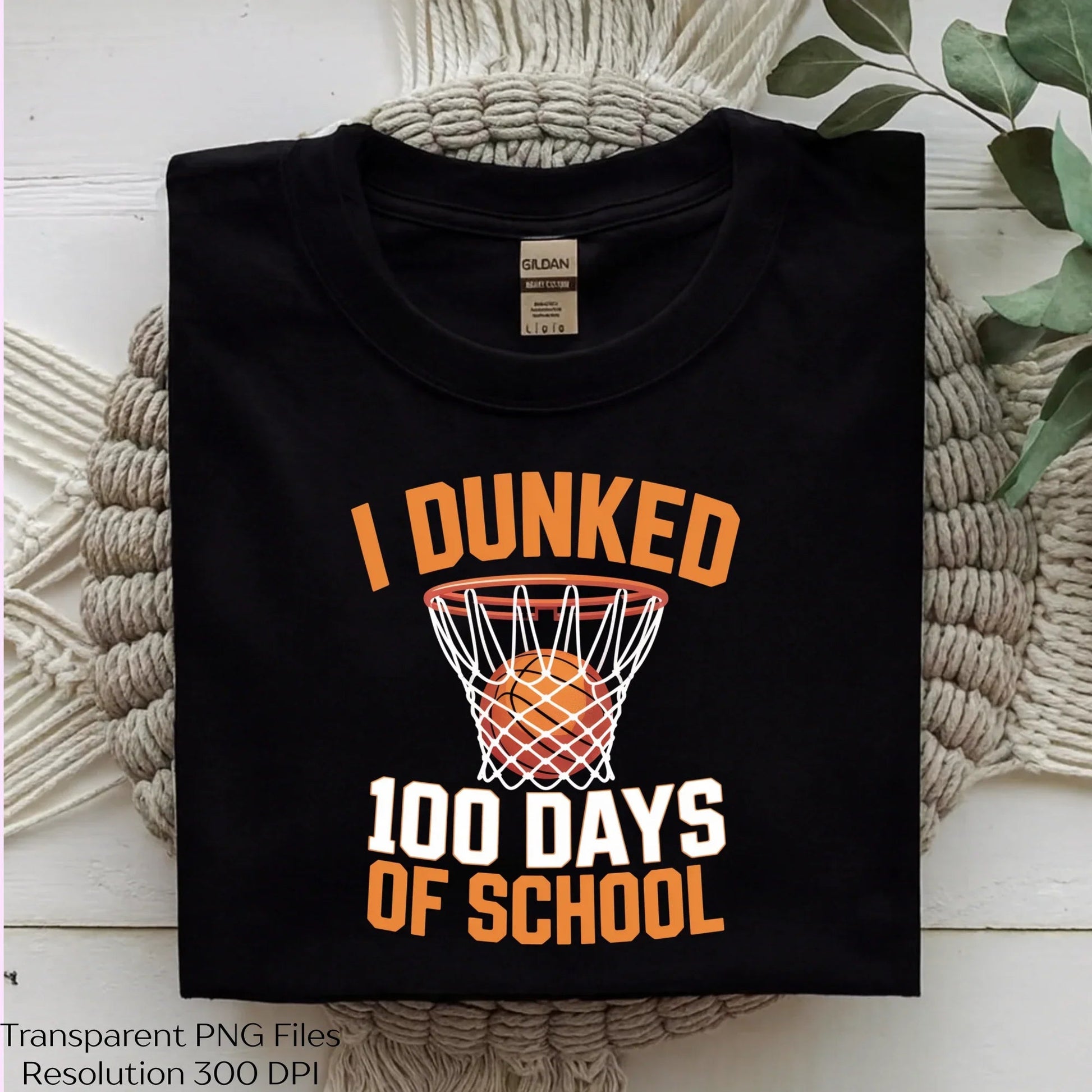 Dunked 100 Days of School Clipart Bundle - CraftNest - Digital Crafting and Art