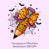 Halloween Coquette Bow Pencil Clipart Bundle