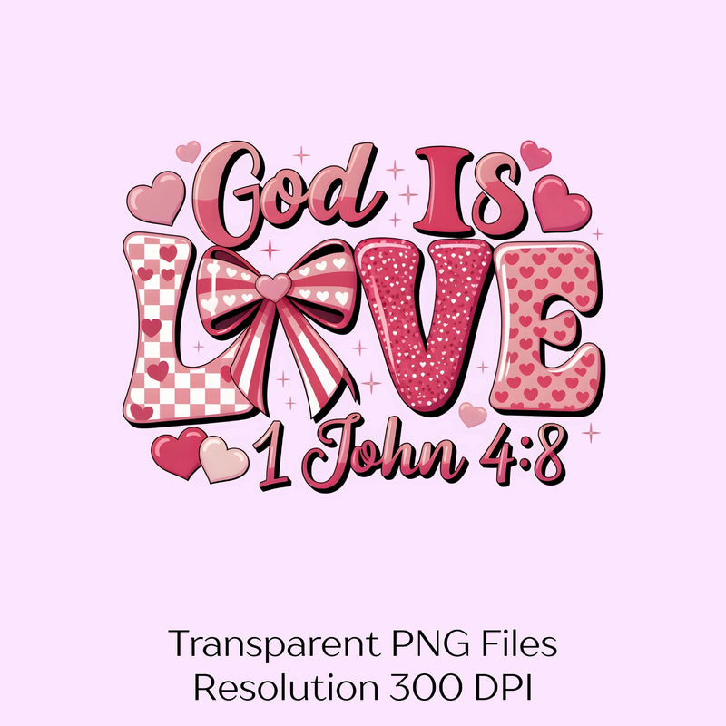 God Is Love Christian Clipart Bundle - CraftNest - Digital Crafting and Art
