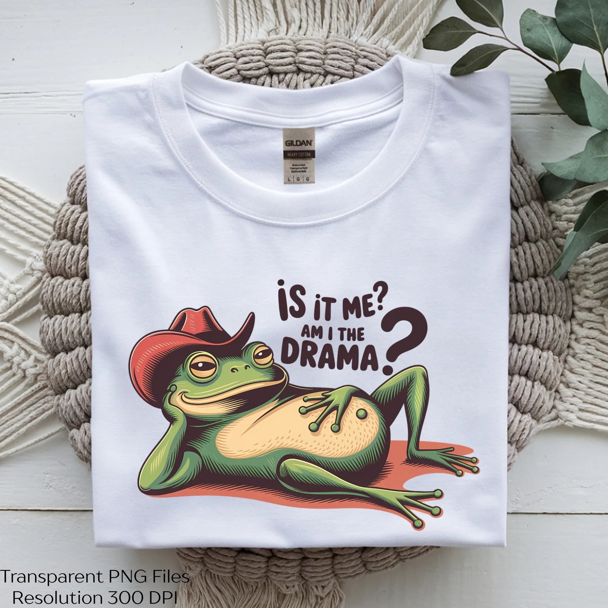 Is It Me Am The Drama Funny Frog Clipart Bundle - CraftNest - Digital Crafting and Art