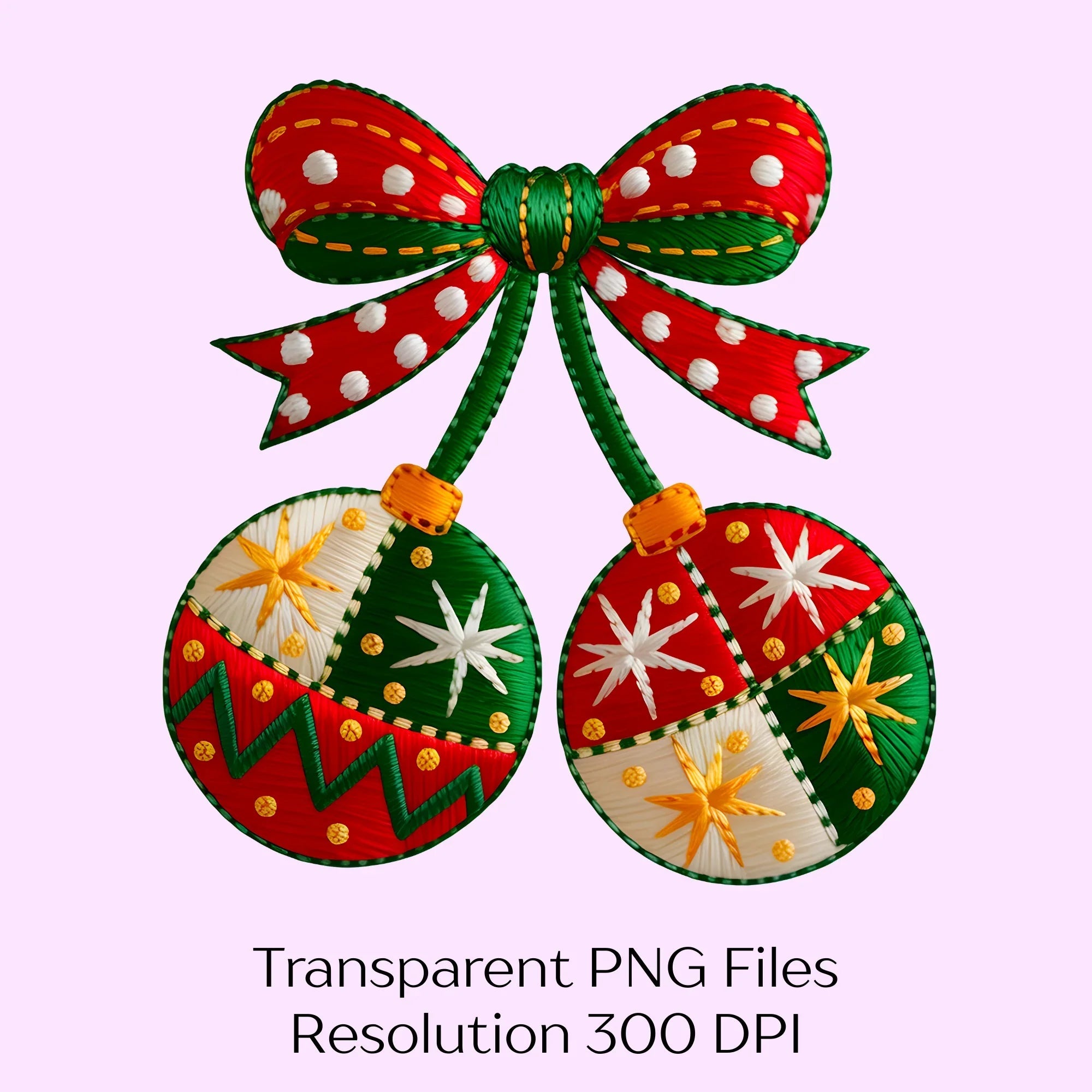 Coquette Christmas Cherries Clipart Bundle - CraftNest - Digital Crafting and Art