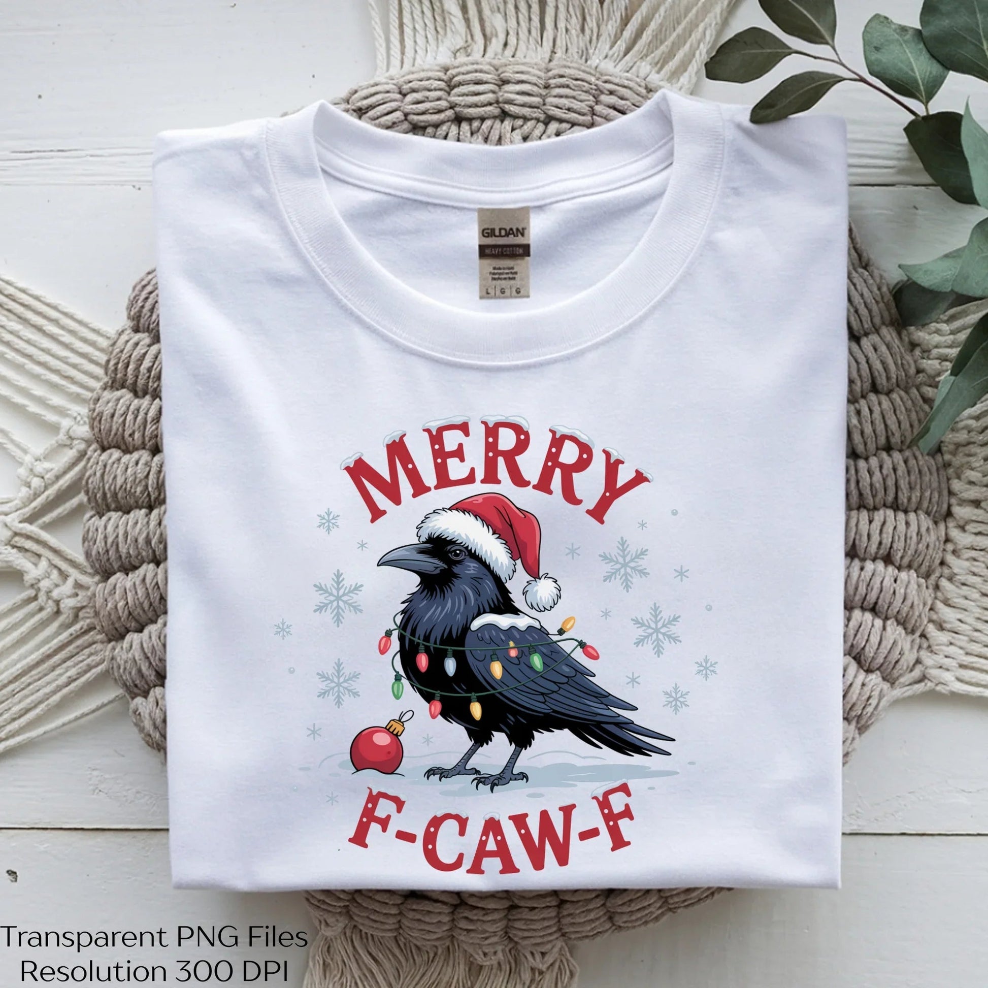 Merry Caw Crow Clipart Bundle - CraftNest - Digital Crafting and Art