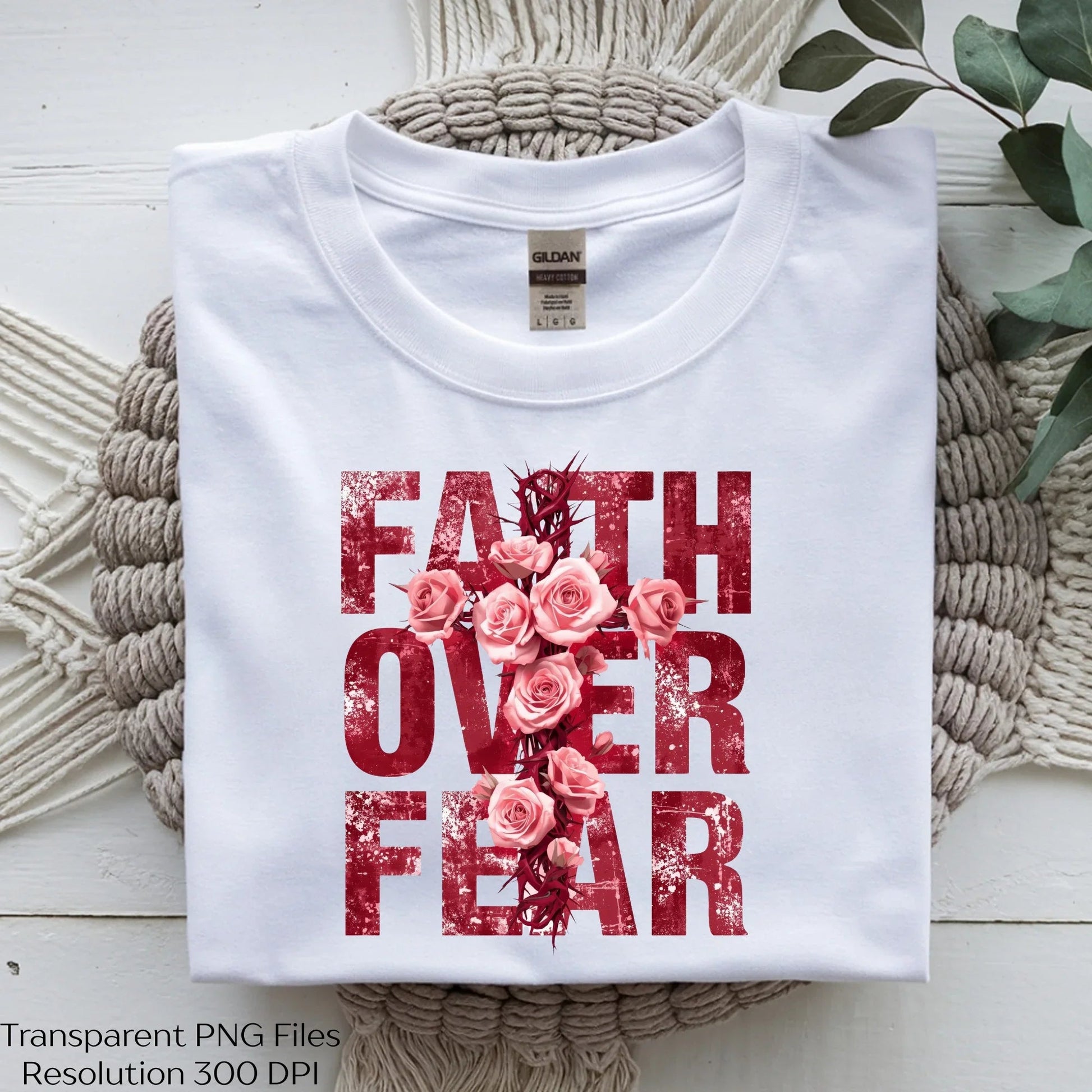 Faith Over Fear Christian Clipart Bundle - CraftNest - Digital Crafting and Art