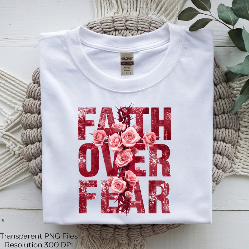Faith Over Fear Christian Clipart Bundle - CraftNest - Digital Crafting and Art