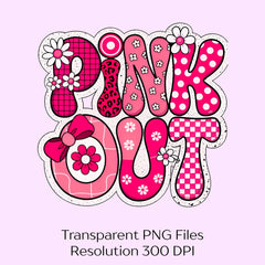 Breast Cancer Pink Out Football Clipart Bundle - CraftNest - Digital Crafting and Art