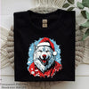 Wolf in Santa Claus Hat Christmas Clipart Bundle