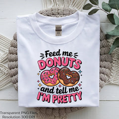 Feed Me Donuts Pretty Valentine Day Clipart Bundle - CraftNest - Digital Crafting and Art