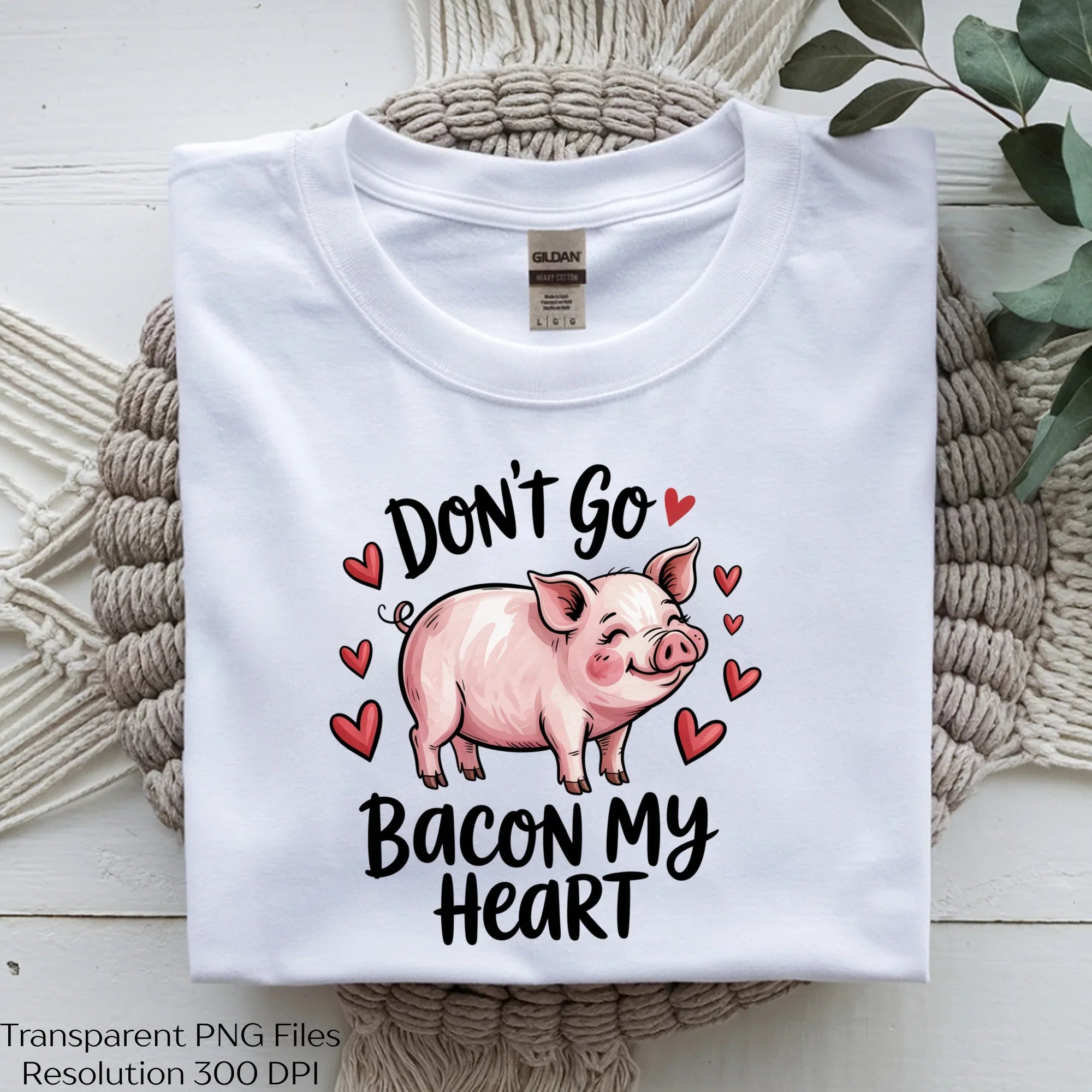 Cute Pig "Don’t Go Bacon My Heart" Clipart Bundle - CraftNest - Digital Crafting and Art