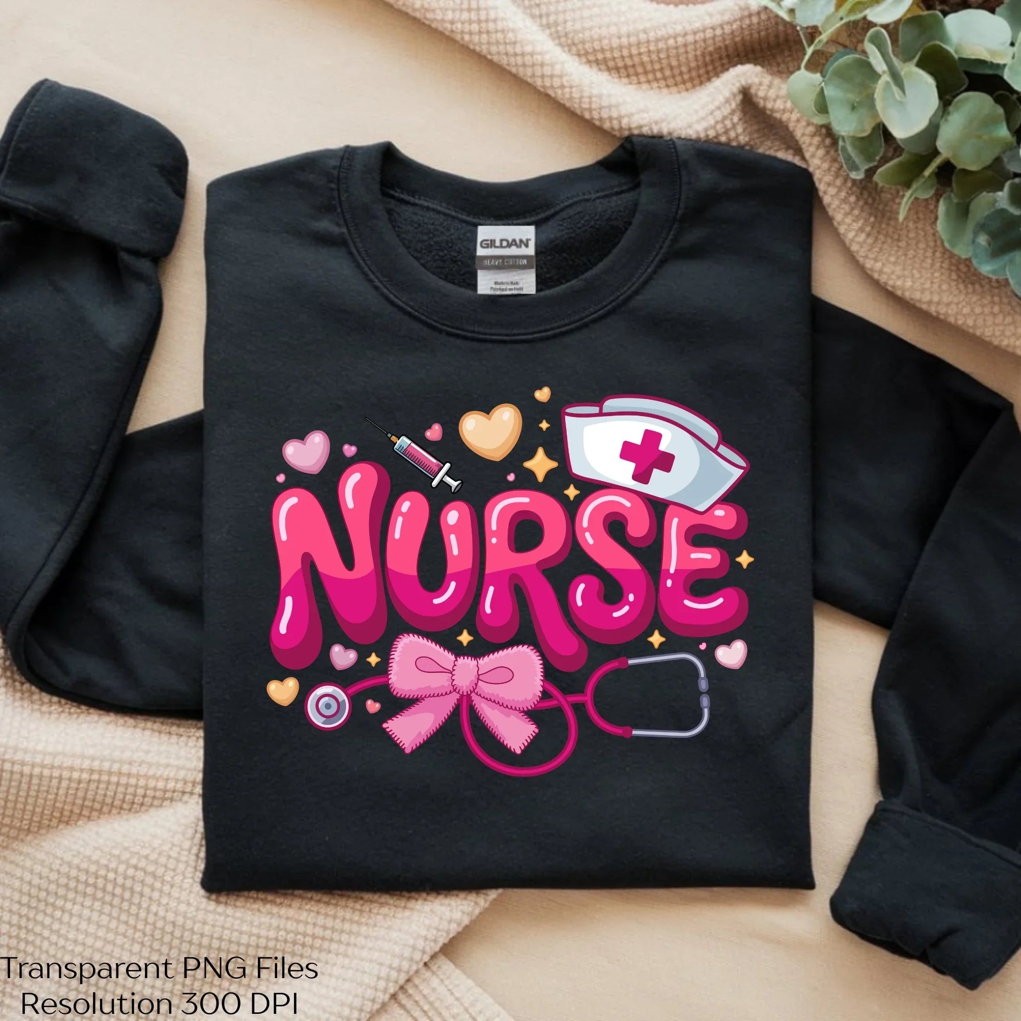 Nurse Coquette Bow Valentine's Day Clipart Bundle - CraftNest - Digital Crafting and Art