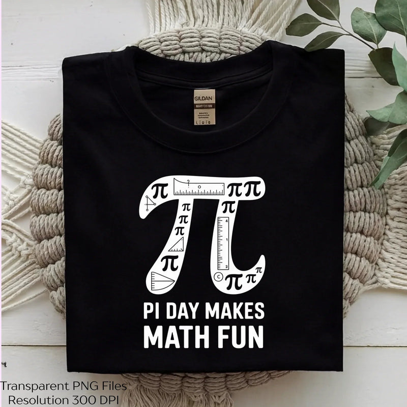 Pi Day Math Fun Shirt Clipart Bundle - CraftNest - Digital Crafting and Art